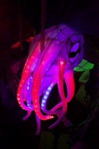 Inside the belly of a sperm whale at Whalefest 2012