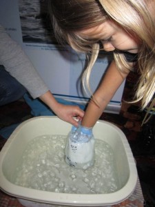 A blubber glove at Whalefest 2012